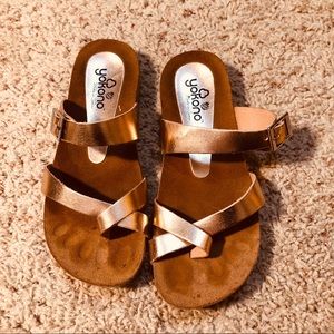 Rose Gold Sandals
